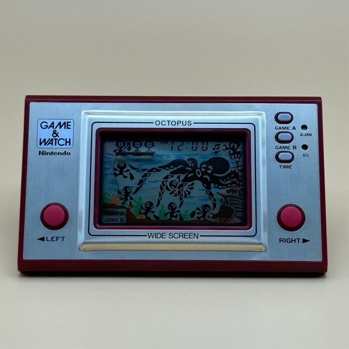 Nintendo Game & Watch OCTOPUS OC-22 1981 Vintage Japan NEW