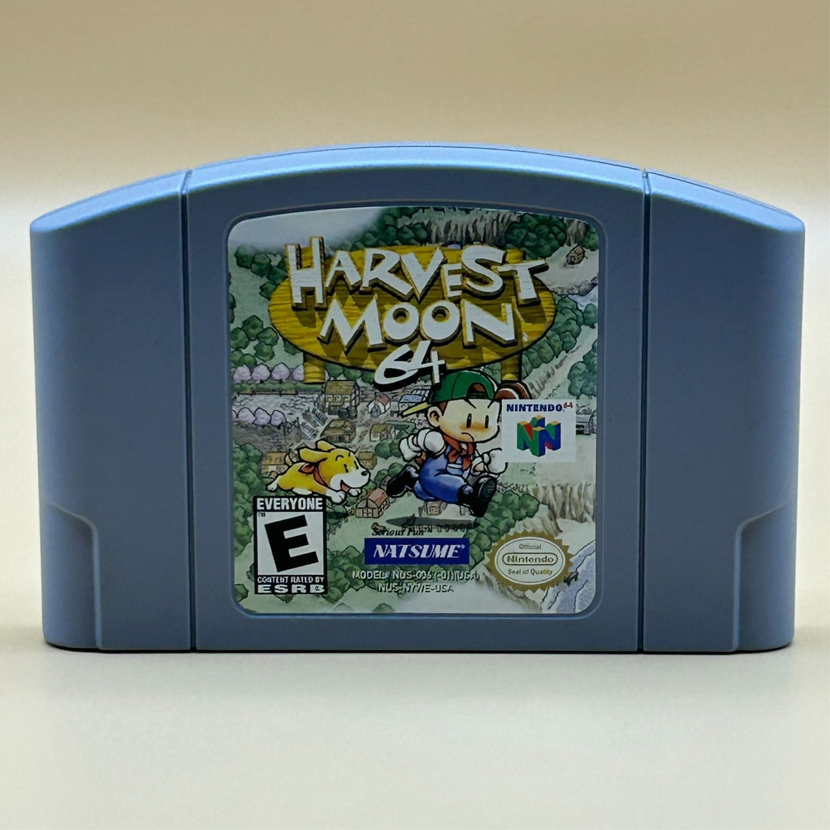 N64 Game Cart HARVEST MOON 64 Authentic Nintendo Cleaned & Tested