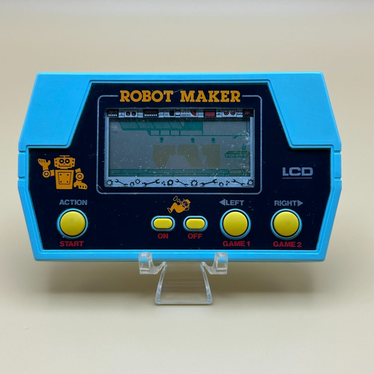 Game & Watch Style LCD Game ROBOT MAKER Vintage Japan 1982