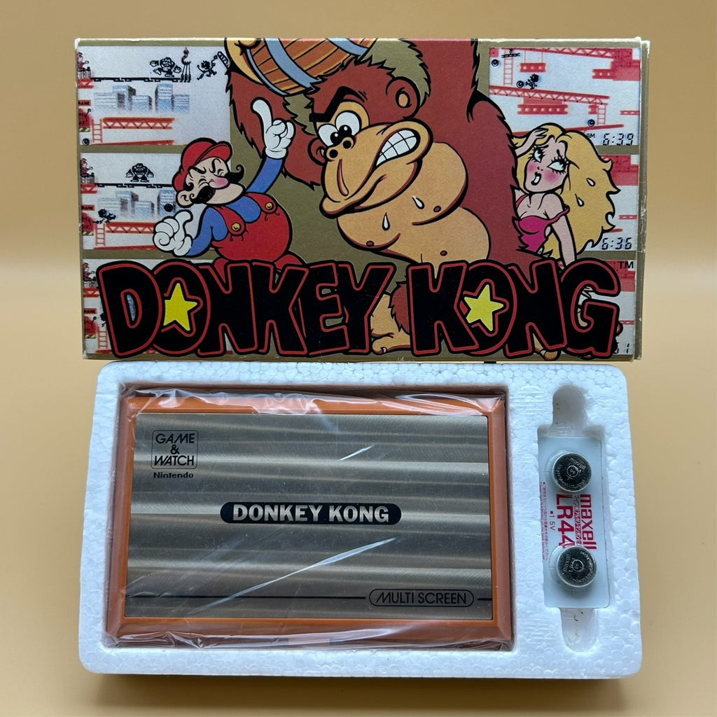 POCKETSIZE DONKEY KONG DK-52 Nintendo Game & Watch 1st Ed NOS