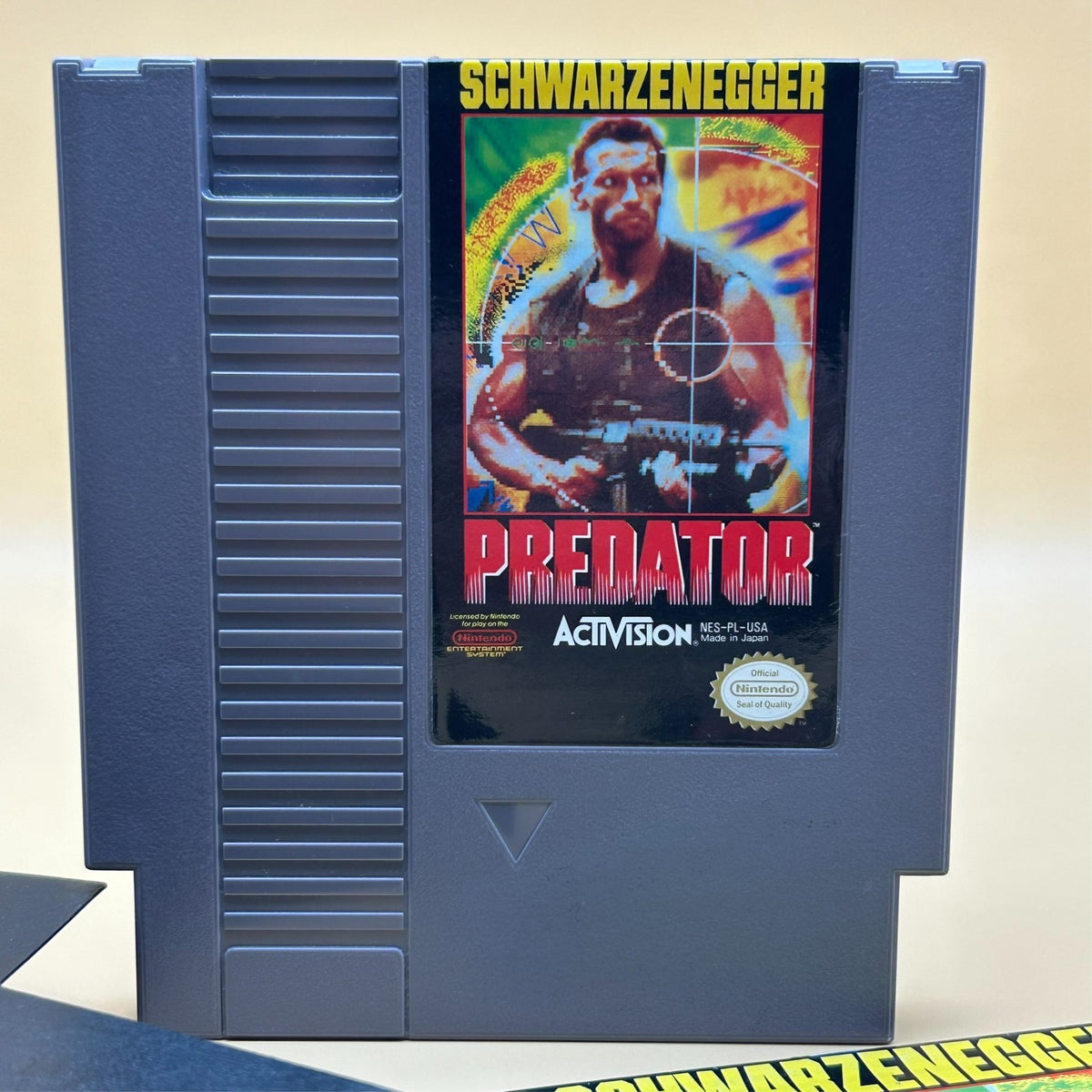 PREDATOR Authentic NES Nintendo Game Cart w/ Manual Cleaned & Tested