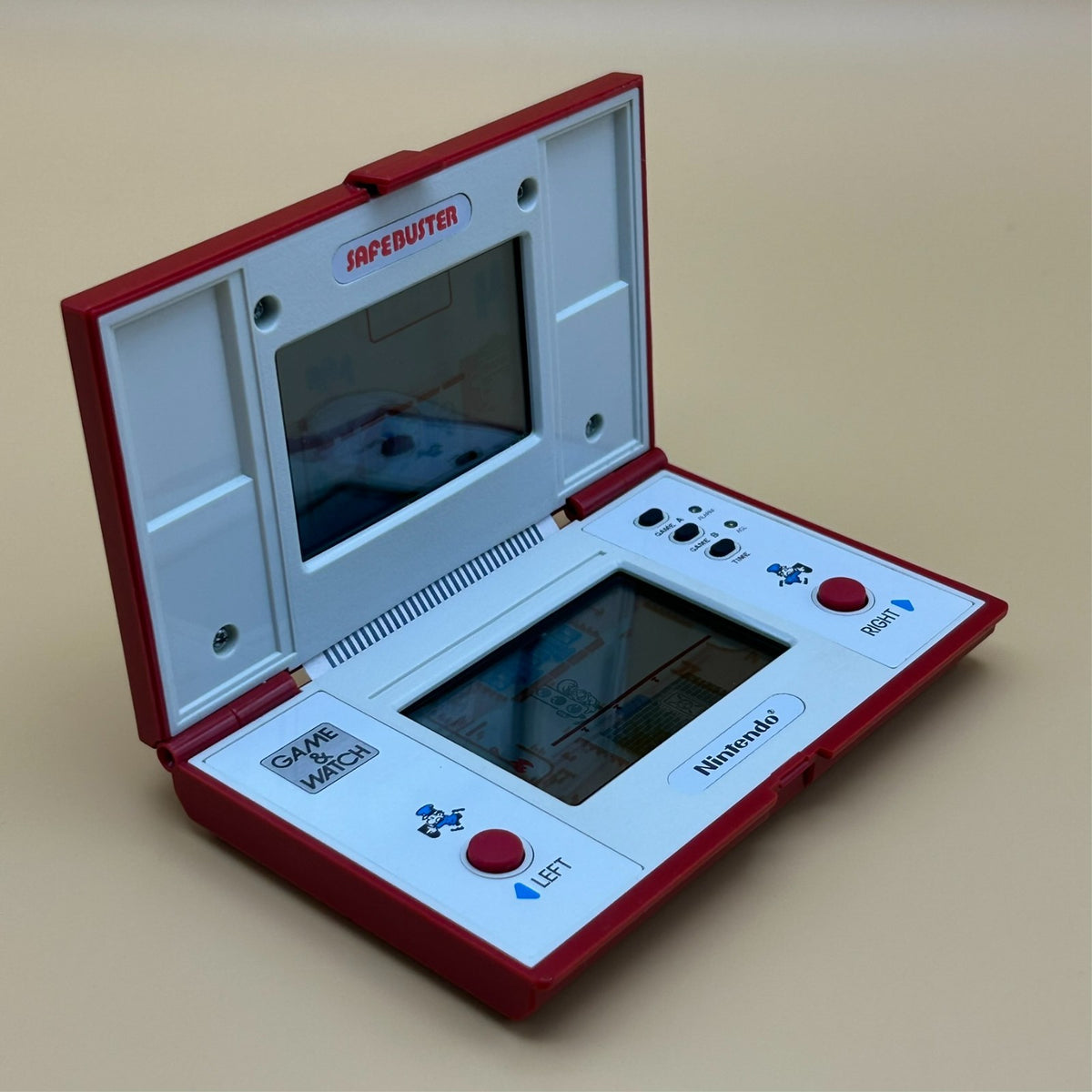 SAFE BUSTER Nintendo Game & Watch Safebuster JB-63 1988 Vintage Japan