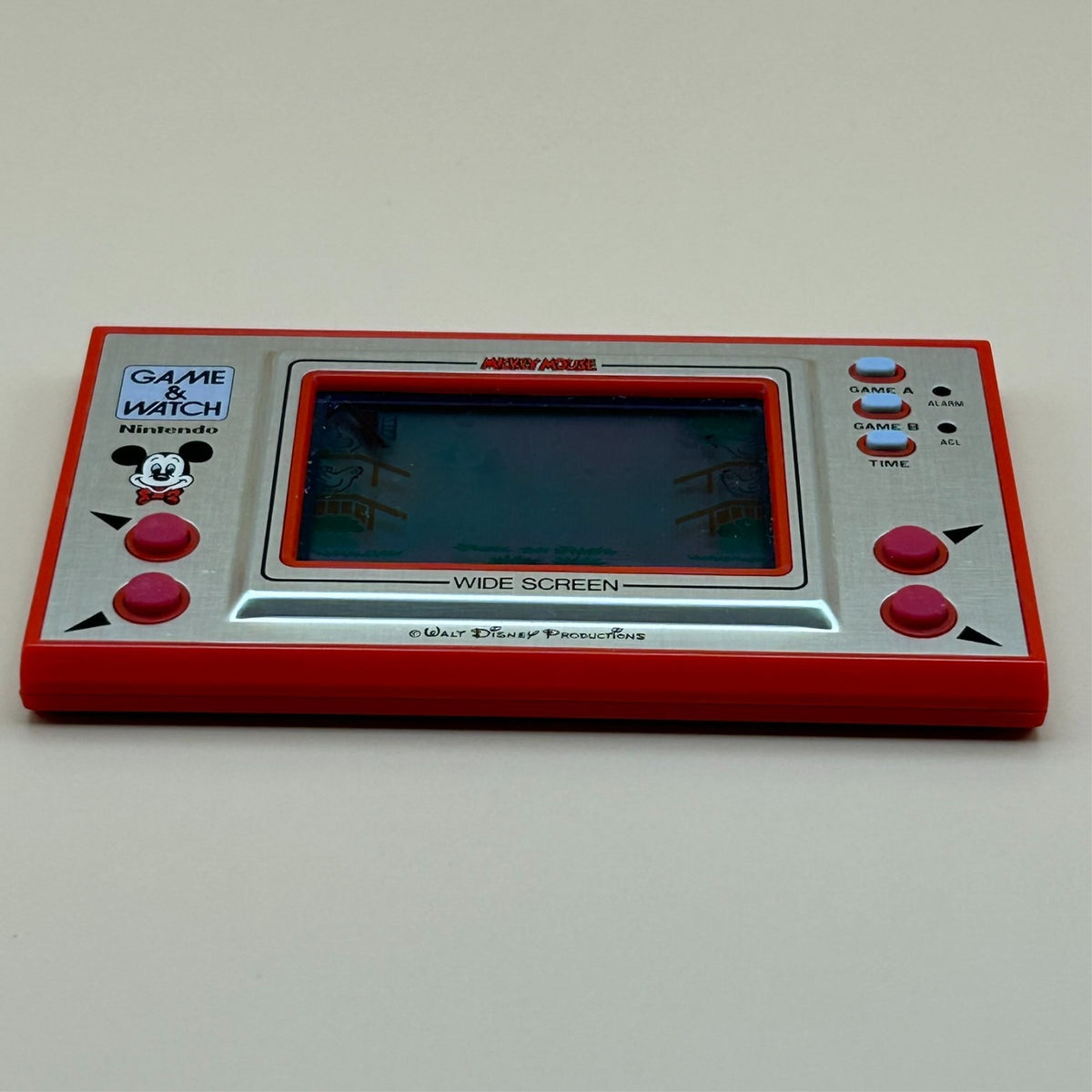 Nintendo Game & Watch MICKEY MOUSE MC-25 1981 w/ Box Vintage Japan