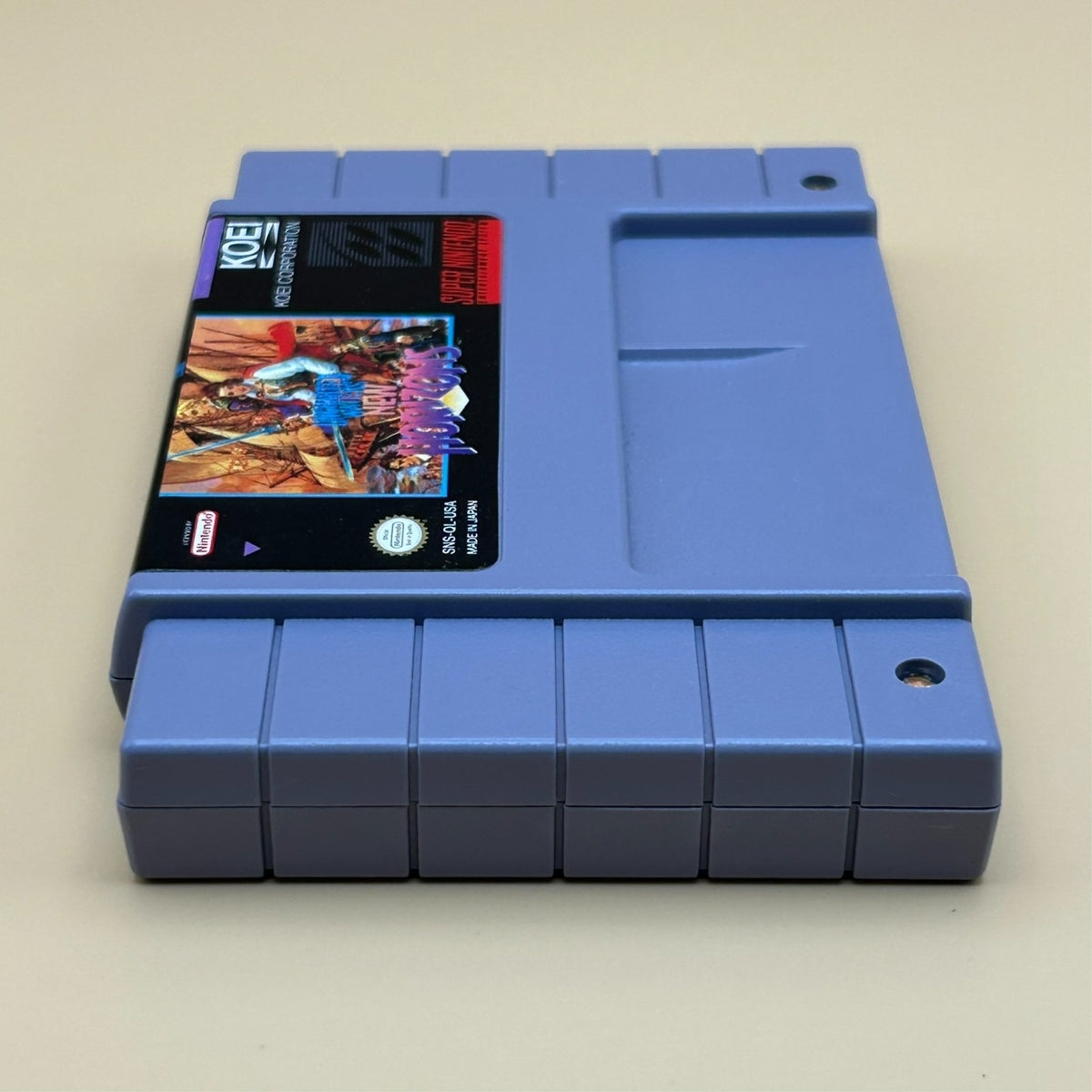 SNES UNCHARTED WATERS:  NEW HORIZONS Authentic Super Nintendo Game Tested Nice