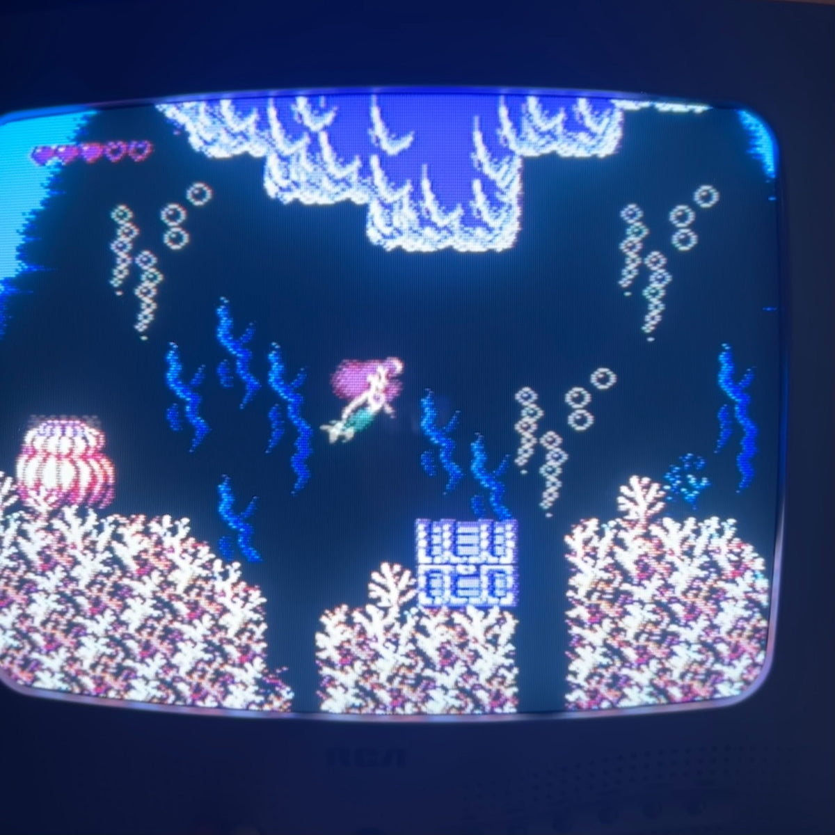 Disney's THE LITTLE MERMAID NES Game Authentic Nintendo Cart Cleaned & Tested