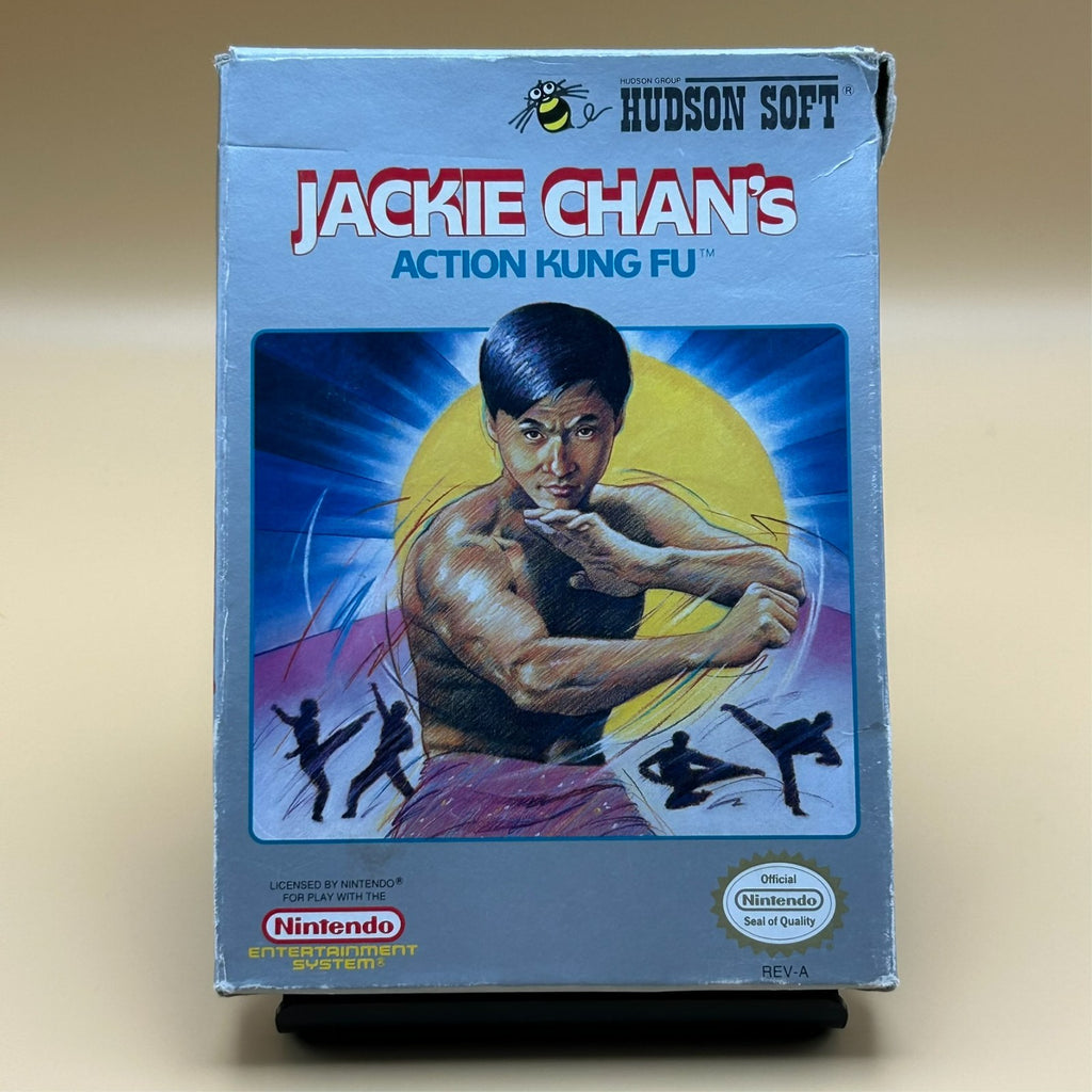 Nintendo NES Game JACKIE CHAN'S ACTION KUNG FU w/ Box Authentic Tested