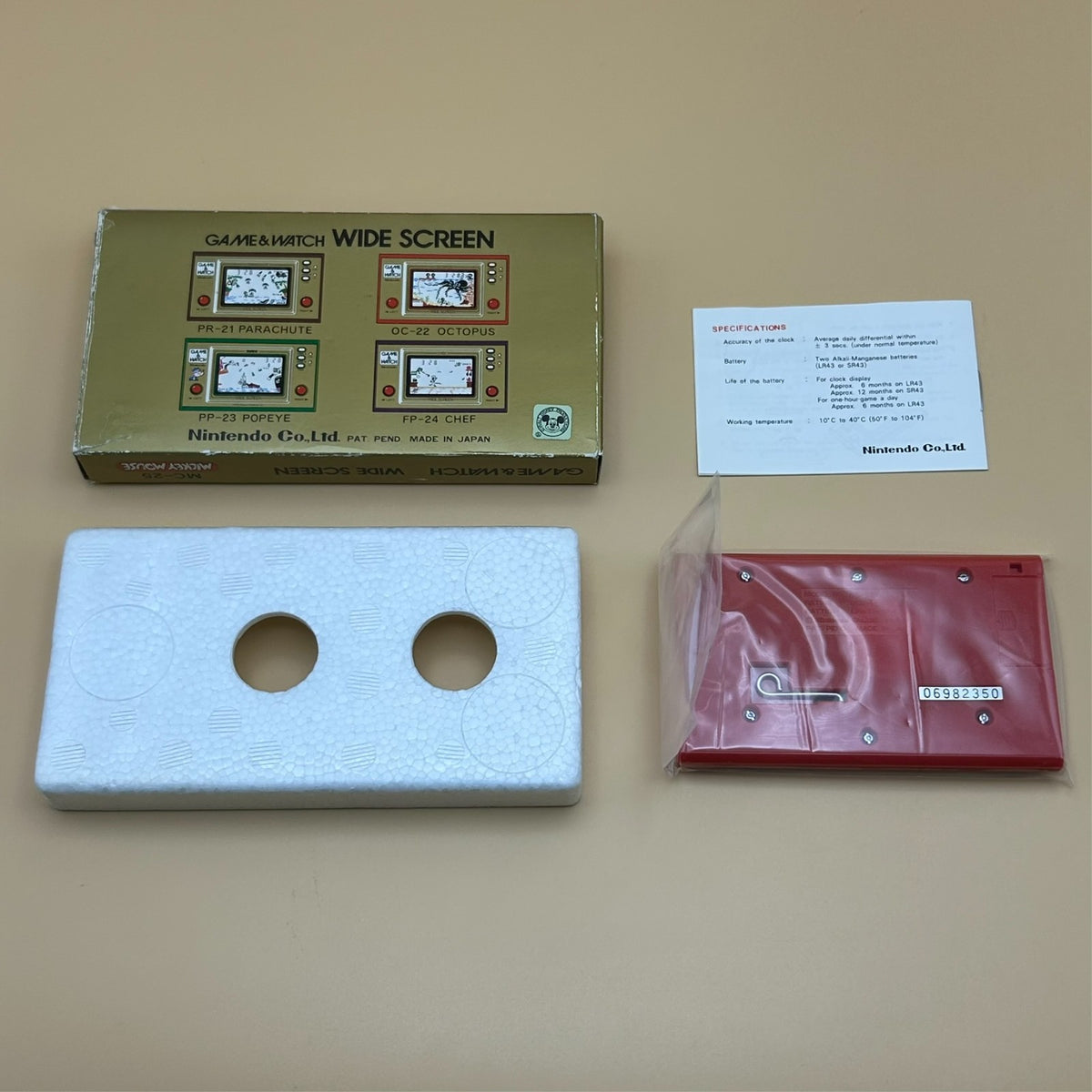Nintendo Game & Watch MICKEY MOUSE MC-25 1981 w/ Box Vintage Japan