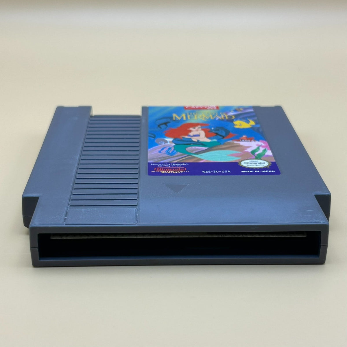 Disney's THE LITTLE MERMAID NES Game Authentic Nintendo Cart Cleaned & Tested