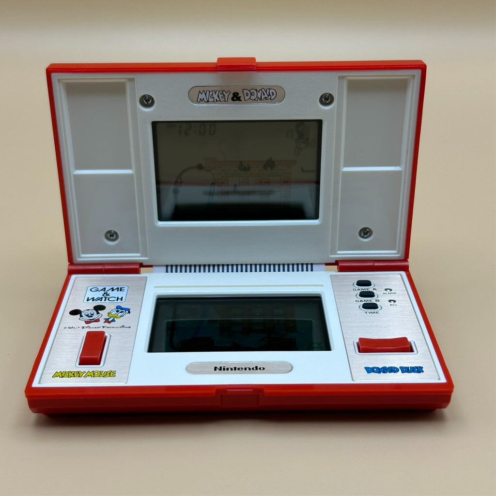 Nintendo Game & Watch MICKEY & DONALD DM-53 Multi Screen 1982 New Old Stock