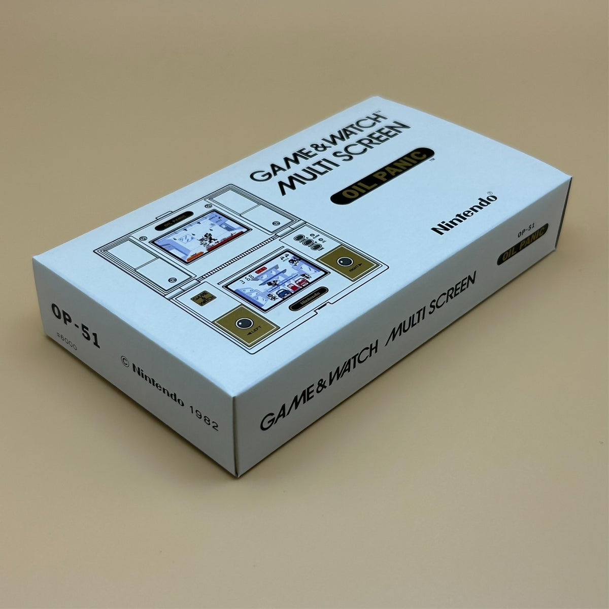 Nintendo Game & Watch OIL PANIC OP-51 1982 New Old Stock