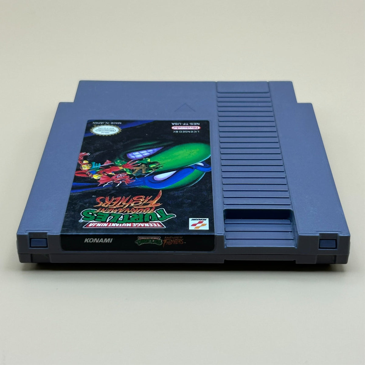 NES TMNT Ninja Turtles TOURNAMENT FIGHTERS Authentic Nintendo Game