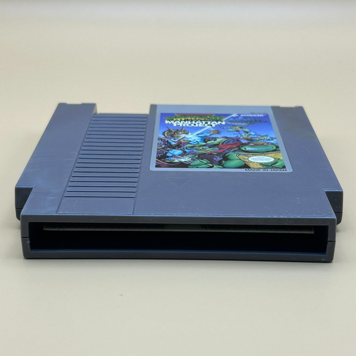 TMNT TURTLES III MANHATTAN PROJECT NES Authentic Nintendo Cart Cleaned & Tested
