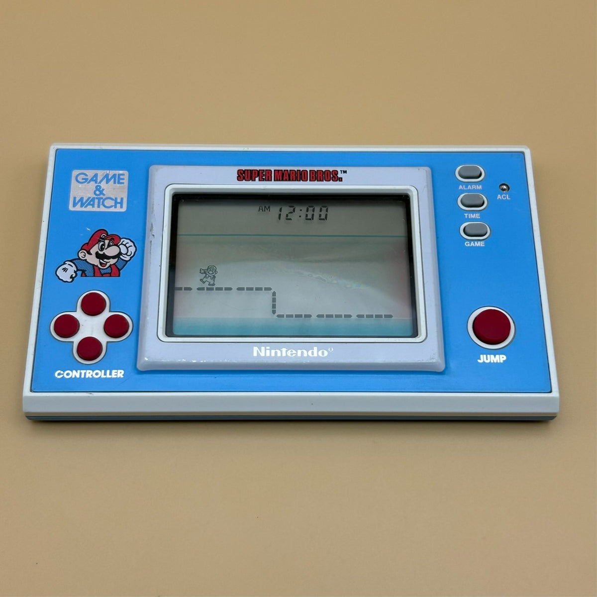SUPER MARIO BROS. Nintendo Game & Watch YM-105 New Wide Series w/ Box 1988