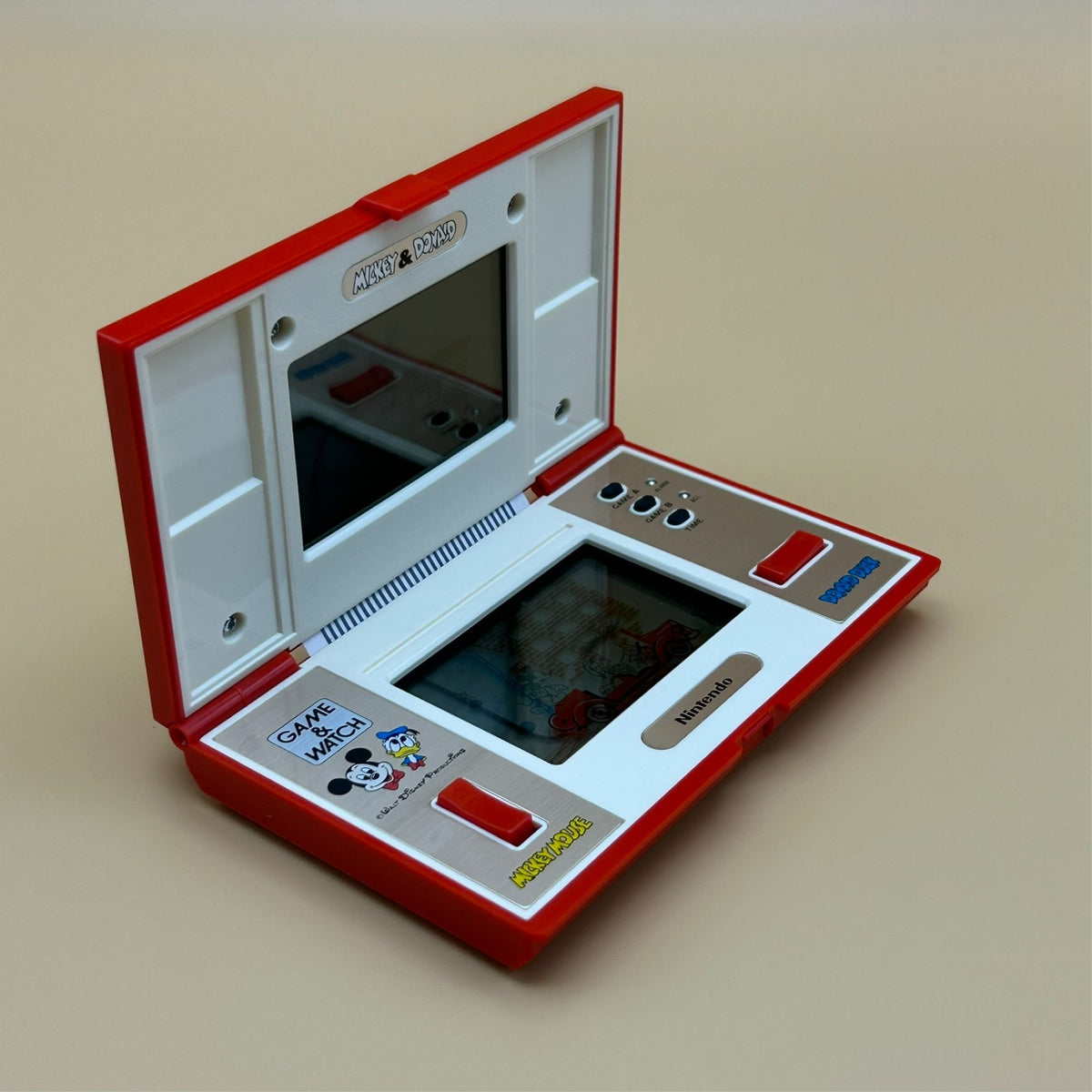 Nintendo Game & Watch MICKEY & DONALD DM-53 Multi Screen 1982 New Old Stock