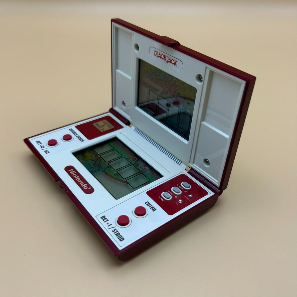 POCKETSIZE BLACK JACK Nintendo Game & Watch BJ-60 1985 Mint In Box