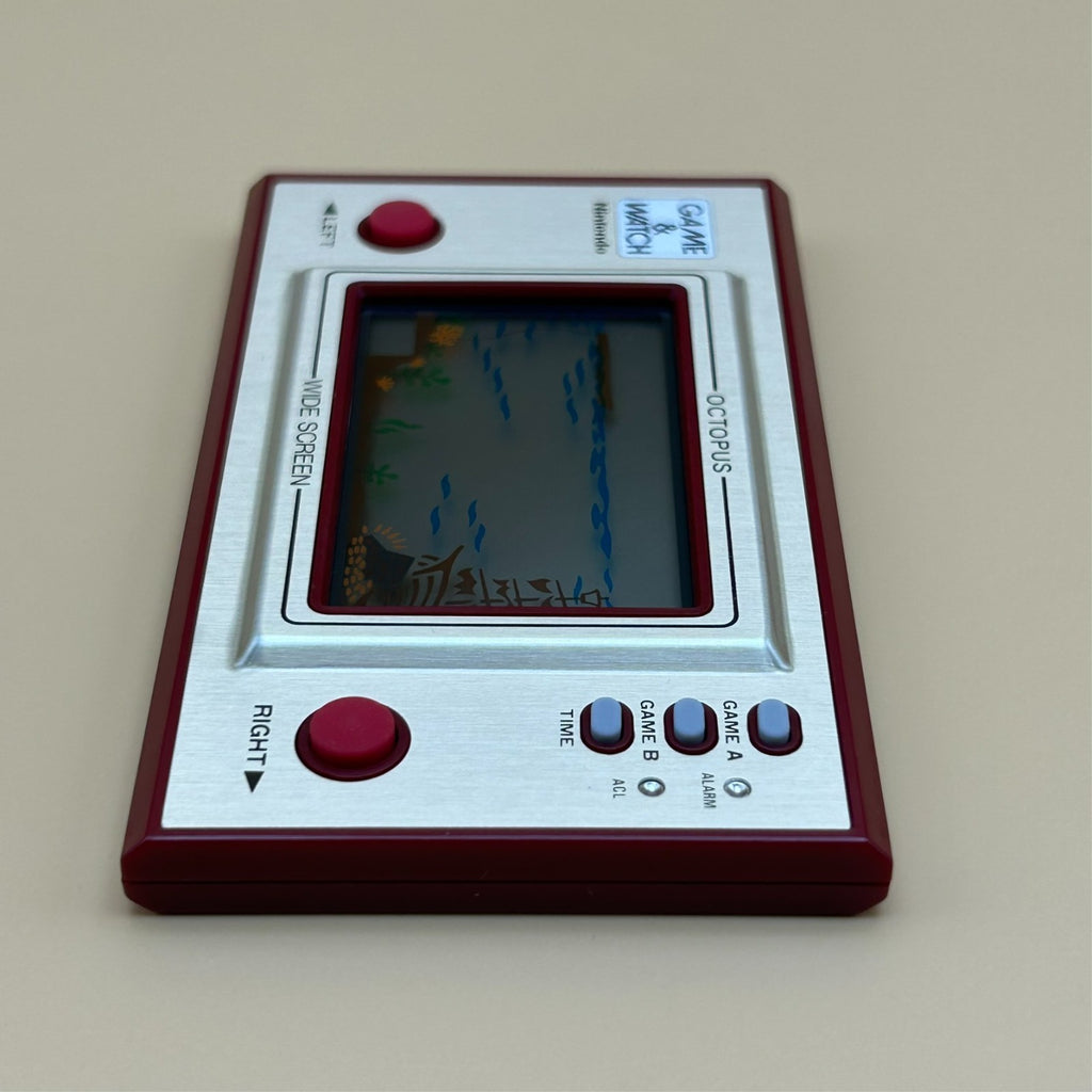 OCTOPUS Nintendo Game & Watch Wide Screen OC-22 1981 New Old Stock NOS