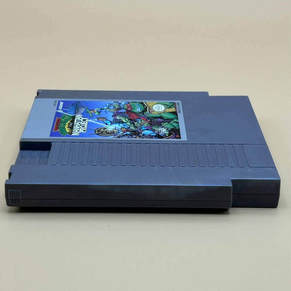 TMNT TURTLES III MANHATTAN PROJECT NES Authentic Nintendo Cart Cleaned & Tested