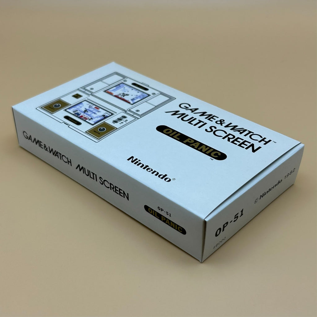 Nintendo Game & Watch OIL PANIC OP-51 1982 New Old Stock