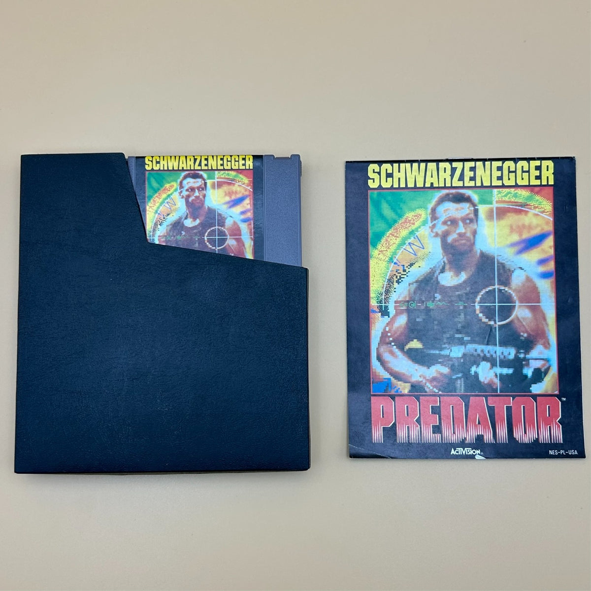 PREDATOR Authentic NES Nintendo Game Cart w/ Manual Cleaned & Tested