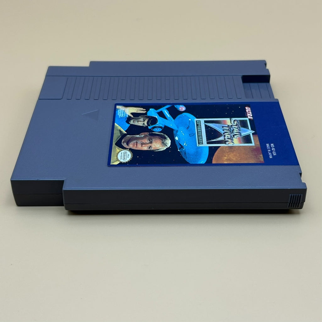STAR TREK 25th Anniversary NES Game Authentic Nintendo Cart & Box Cleaned Tested