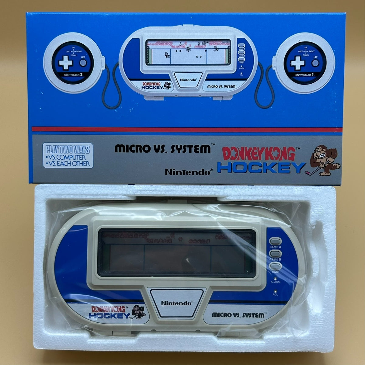 Nintendo Game & Watch DONKEY KONG HOCKEY HK-303 New Old Stock 1984