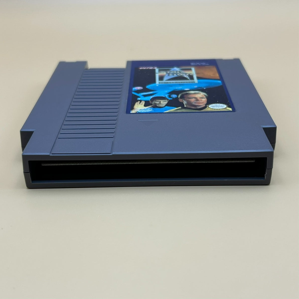 STAR TREK 25th Anniversary NES Game Authentic Nintendo Cart & Box Cleaned Tested