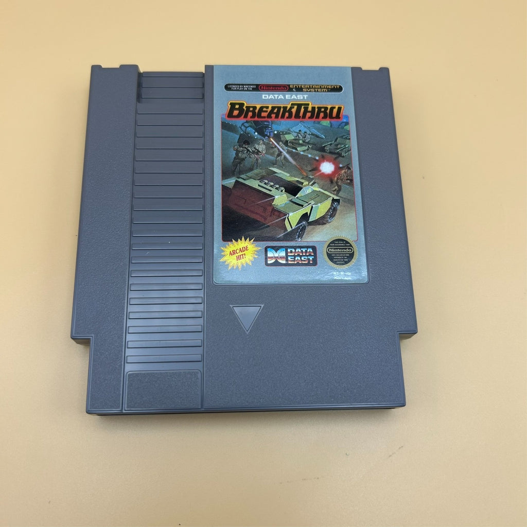 Nintendo NES Lot 5 Screw TOP GUN & BREAKTHRU Boxed 1980s