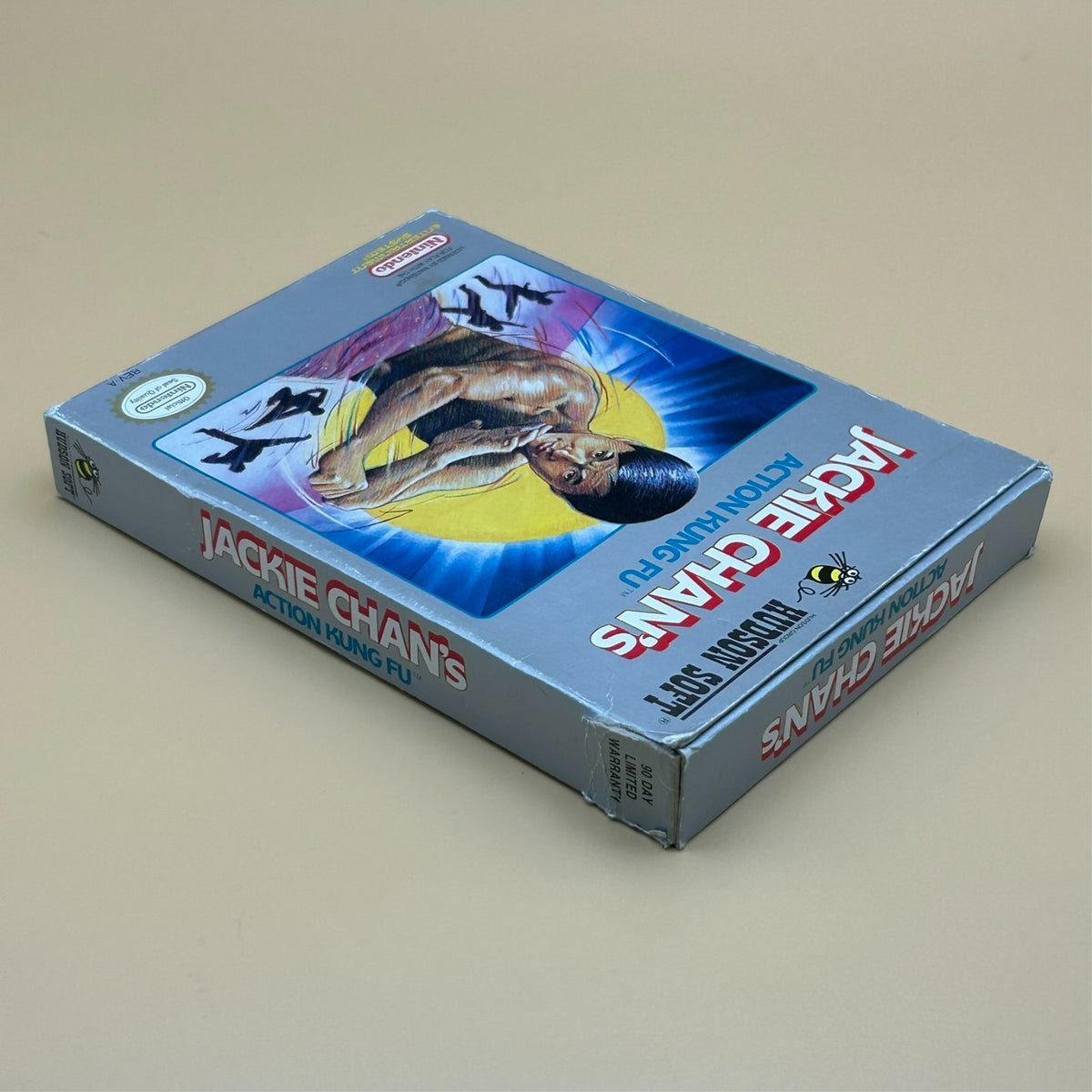 Nintendo NES Game JACKIE CHAN'S ACTION KUNG FU w/ Box Authentic Tested