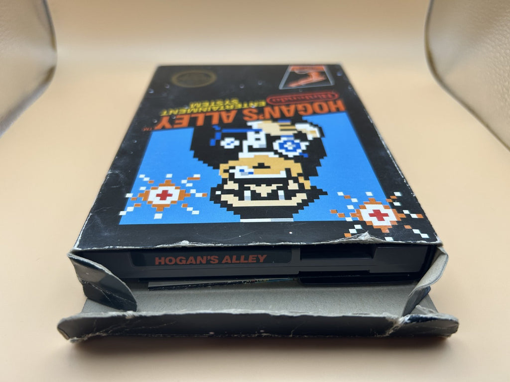 NES HOGAN'S ALLEY 5 Screw CIB Black Box Authentic Tested