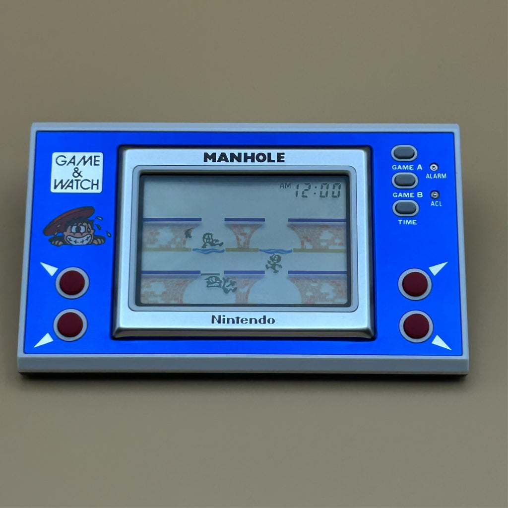 MANHOLE Nintendo Game & Watch NH-103 New Wide Series 1983 Mint in Box