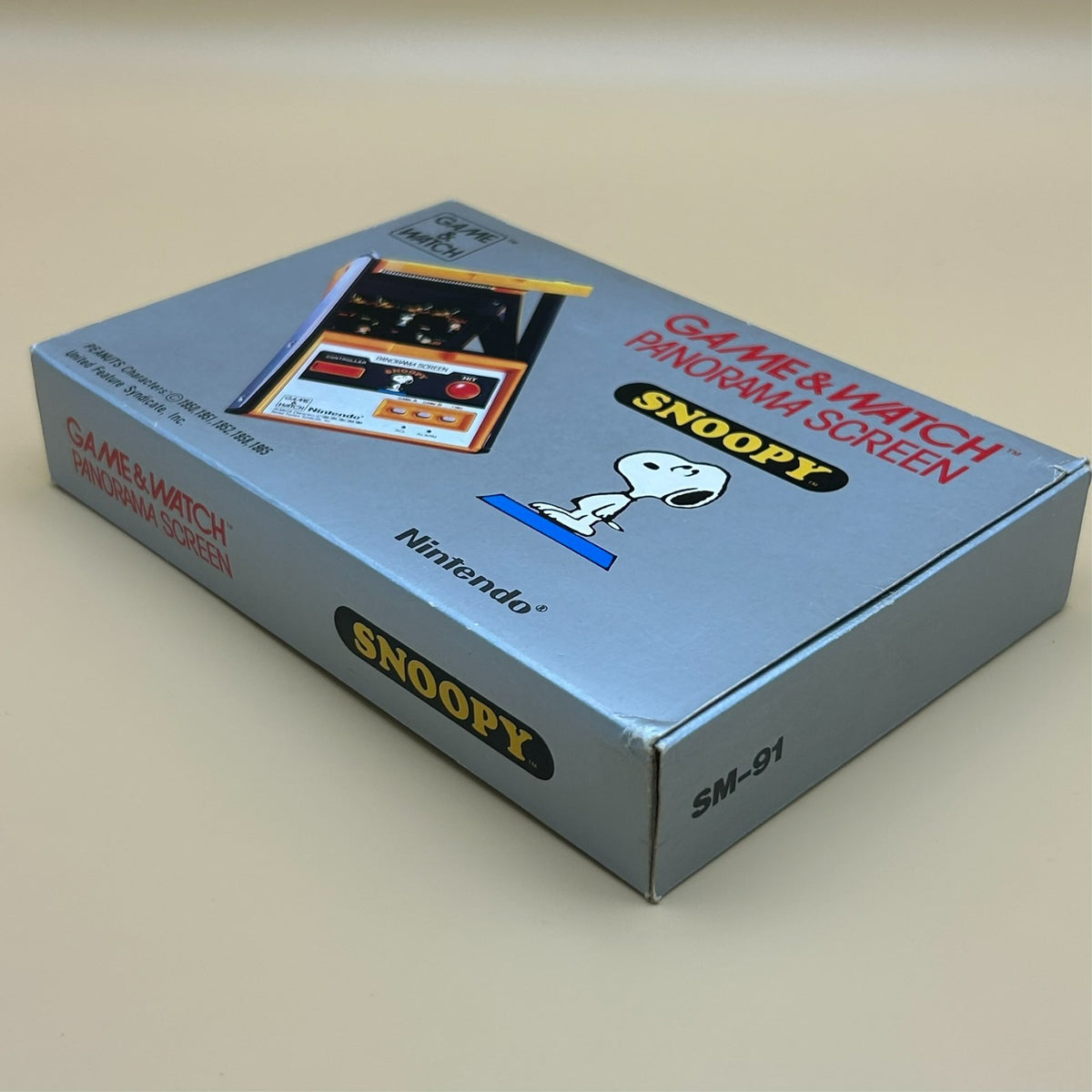 SNOOPY PANORAMA SCREEN Nintendo Game & Watch SM-91 1983 NMIB