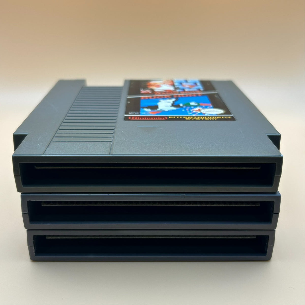 SUPER MARIO BROS 1 2 3 + DUCK HUNT NES Lot Authentic Nintendo Cleaned & Tested