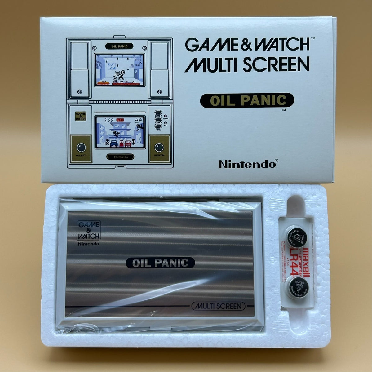 Nintendo Game & Watch OIL PANIC OP-51 1982 New Old Stock