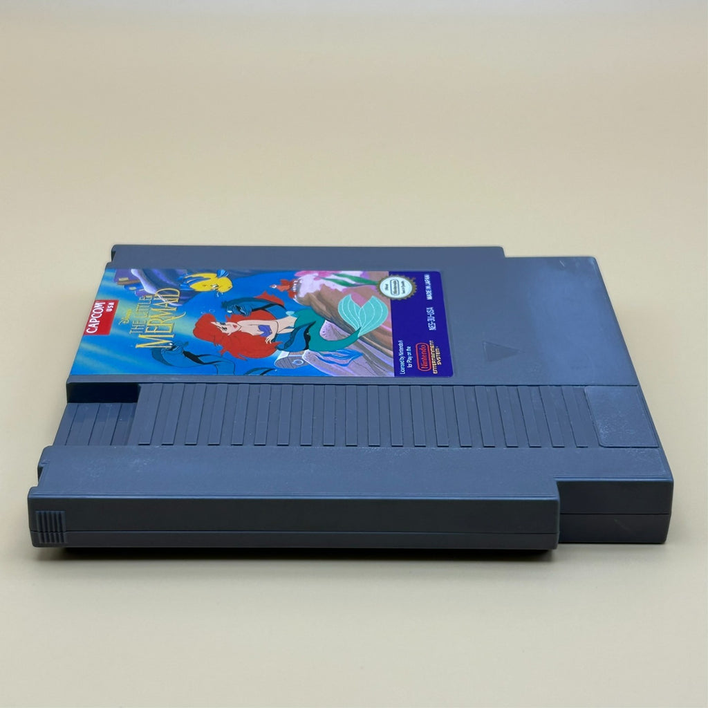 Disney's THE LITTLE MERMAID NES Game Authentic Nintendo Cart Cleaned & Tested