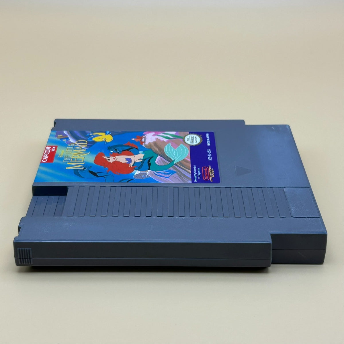 Disney's THE LITTLE MERMAID NES Game Authentic Nintendo Cart Cleaned & Tested
