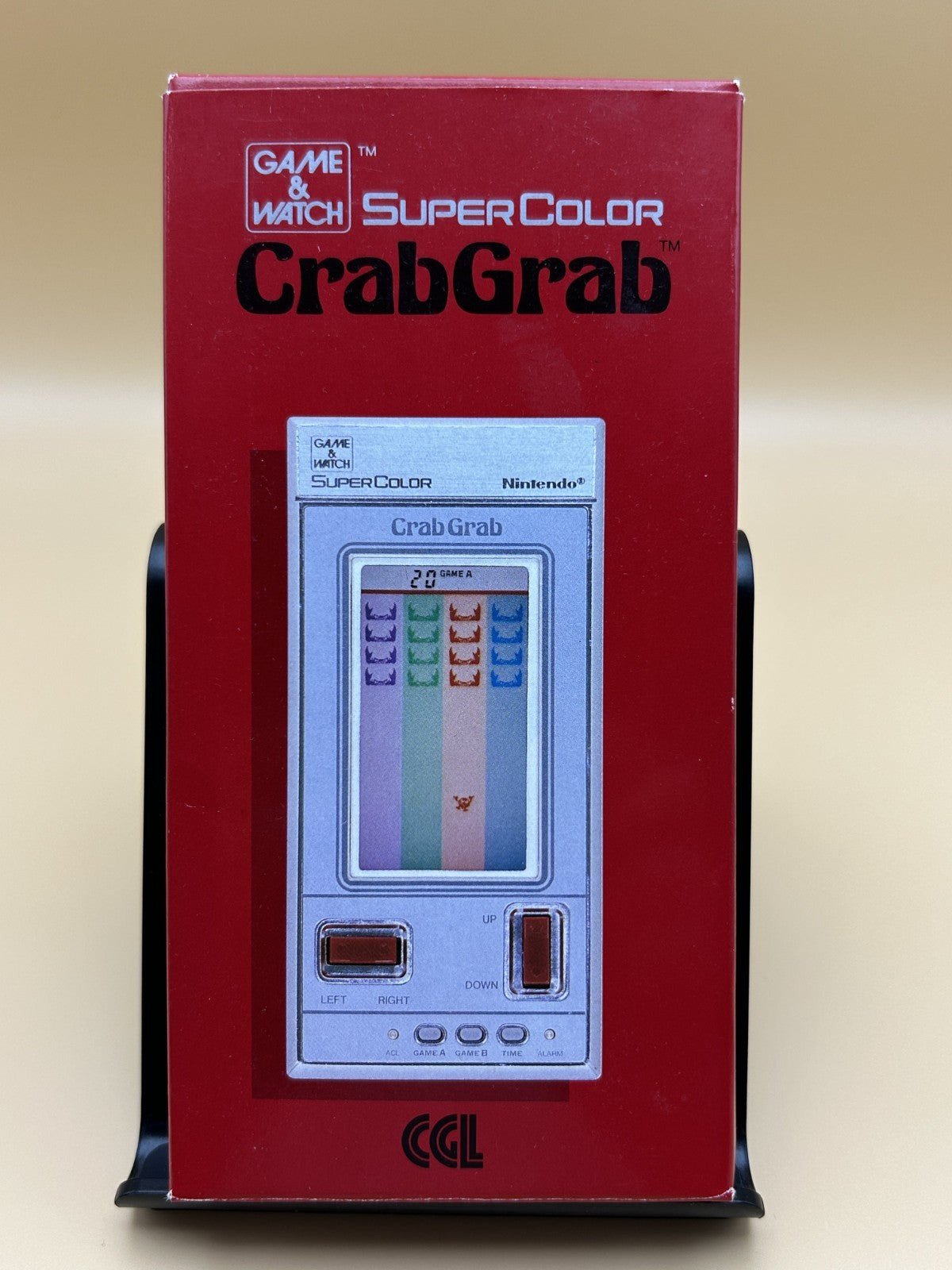 Nintendo Game & Watch CRAB GRAB UD-202 1984 NOS CGL