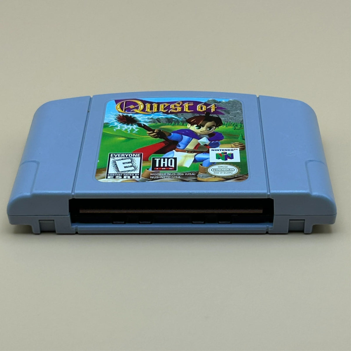 N64 Game Cart QUEST 64 Authentic Nintendo Cleaned & Tested