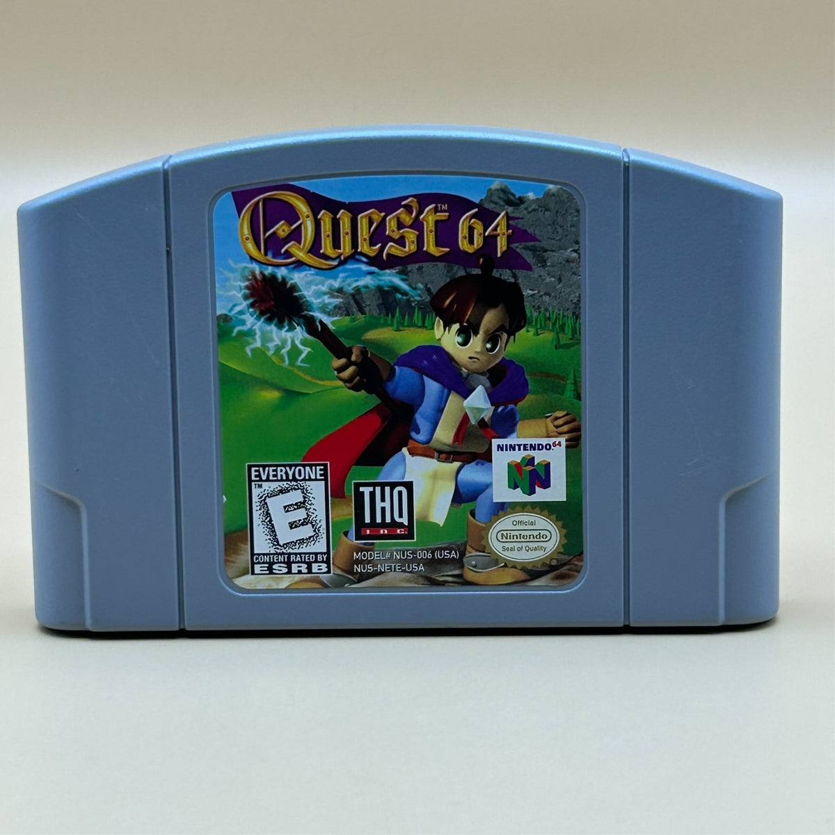 N64 Game Cart QUEST 64 Authentic Nintendo Cleaned & Tested