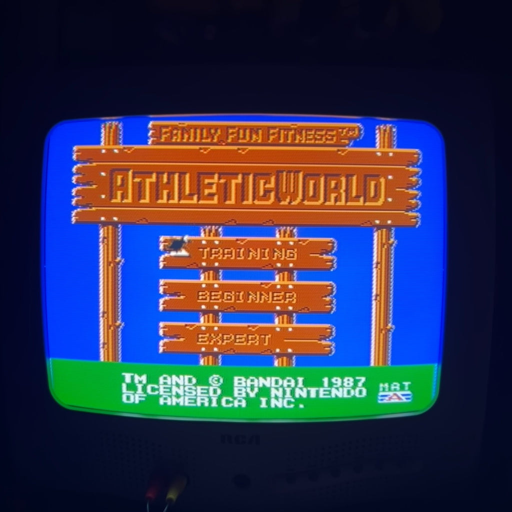 TETRIS / ATHLETIC WORLD / ICE HOCKEY NES Lot Authentic Nintendo Cleaned & Tested