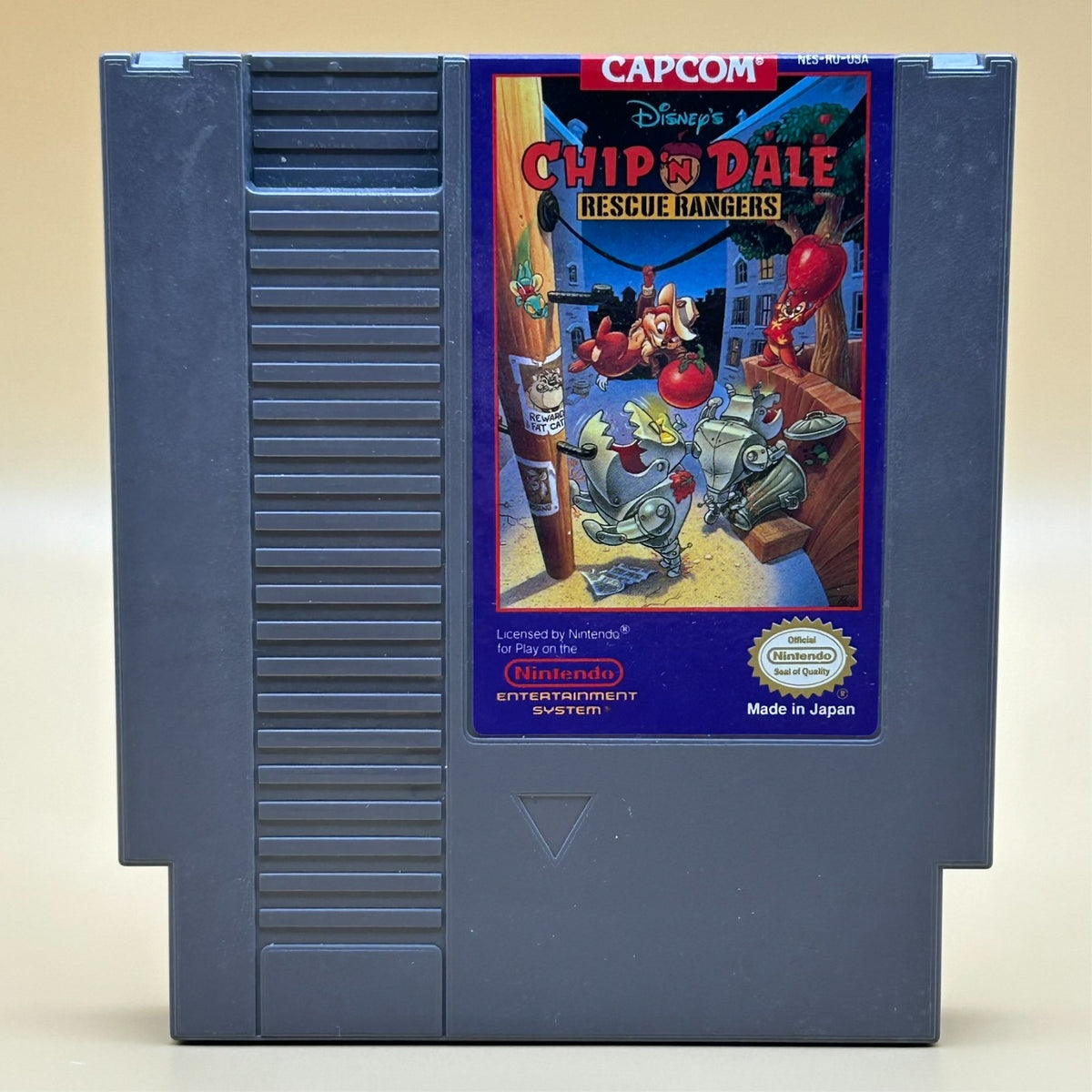 NES Game Disney's CHIP N DALE RESCUE RANGERS Authentic Nintendo Cleaned Tested