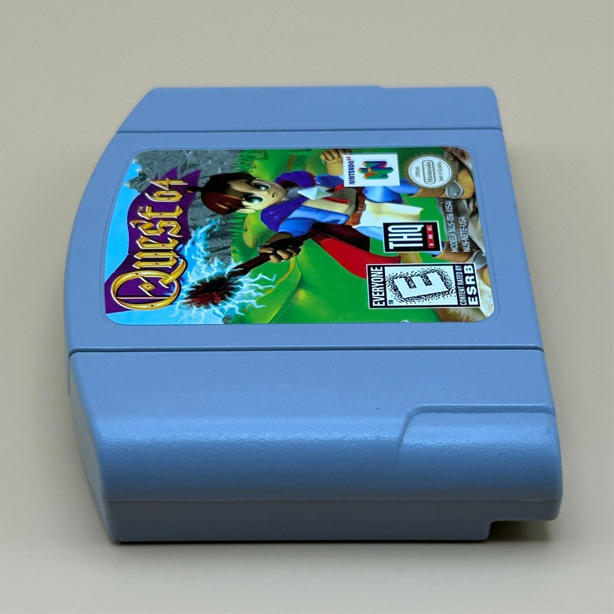 N64 Game Cart QUEST 64 Authentic Nintendo Cleaned & Tested