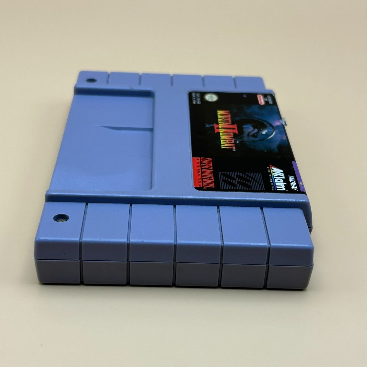 SNES MORTAL KOMBAT II Authentic Super Nintendo Game Cart Cleaned Tested