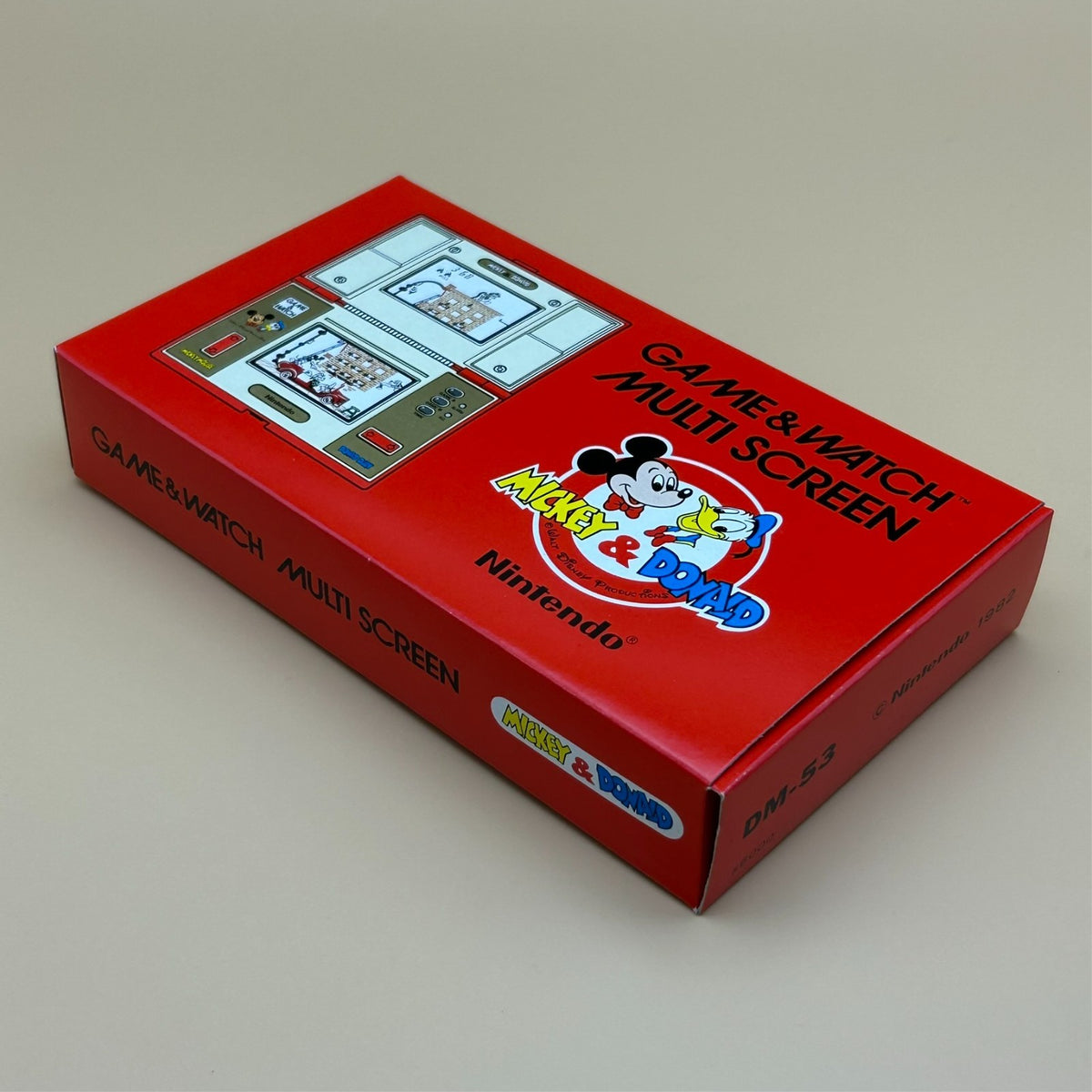 Nintendo Game & Watch MICKEY & DONALD DM-53 Multi Screen 1982 New Old Stock