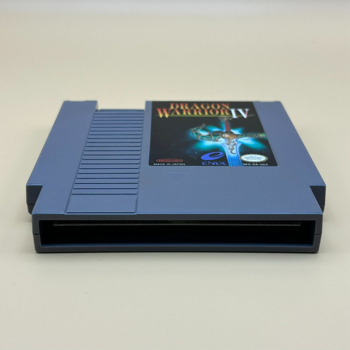 Nintendo NES Game DRAGON WARRIOR IV 4 Authentic Cart Cleaned & Tested