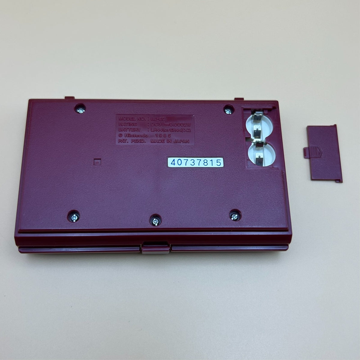 POCKETSIZE BLACK JACK Nintendo Game & Watch BJ-60 1985 Mint In Box