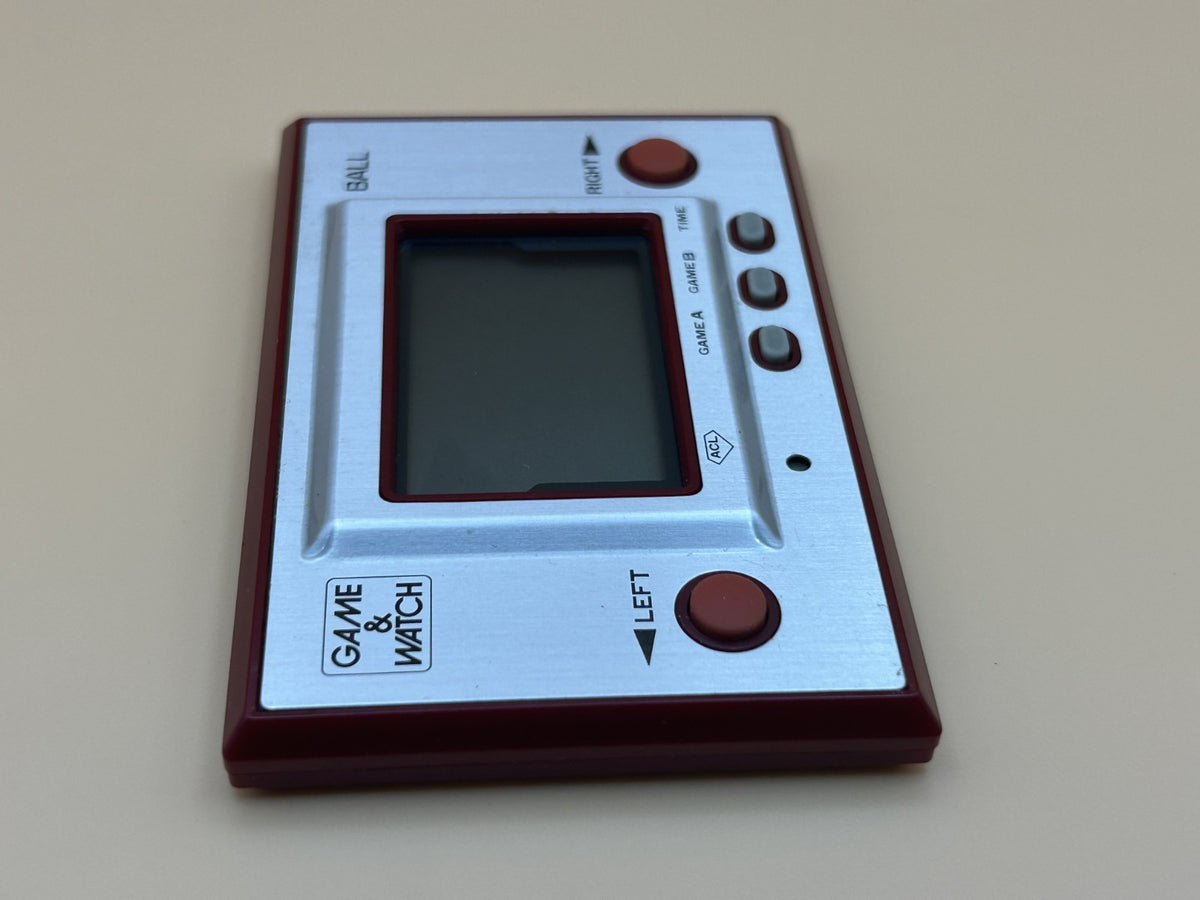 Nintendo Game & Watch 2nd Ed BALL AC-01 Silver Series 1980 With Box