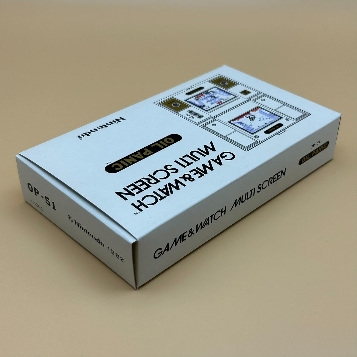 Nintendo Game & Watch OIL PANIC OP-51 1982 New Old Stock