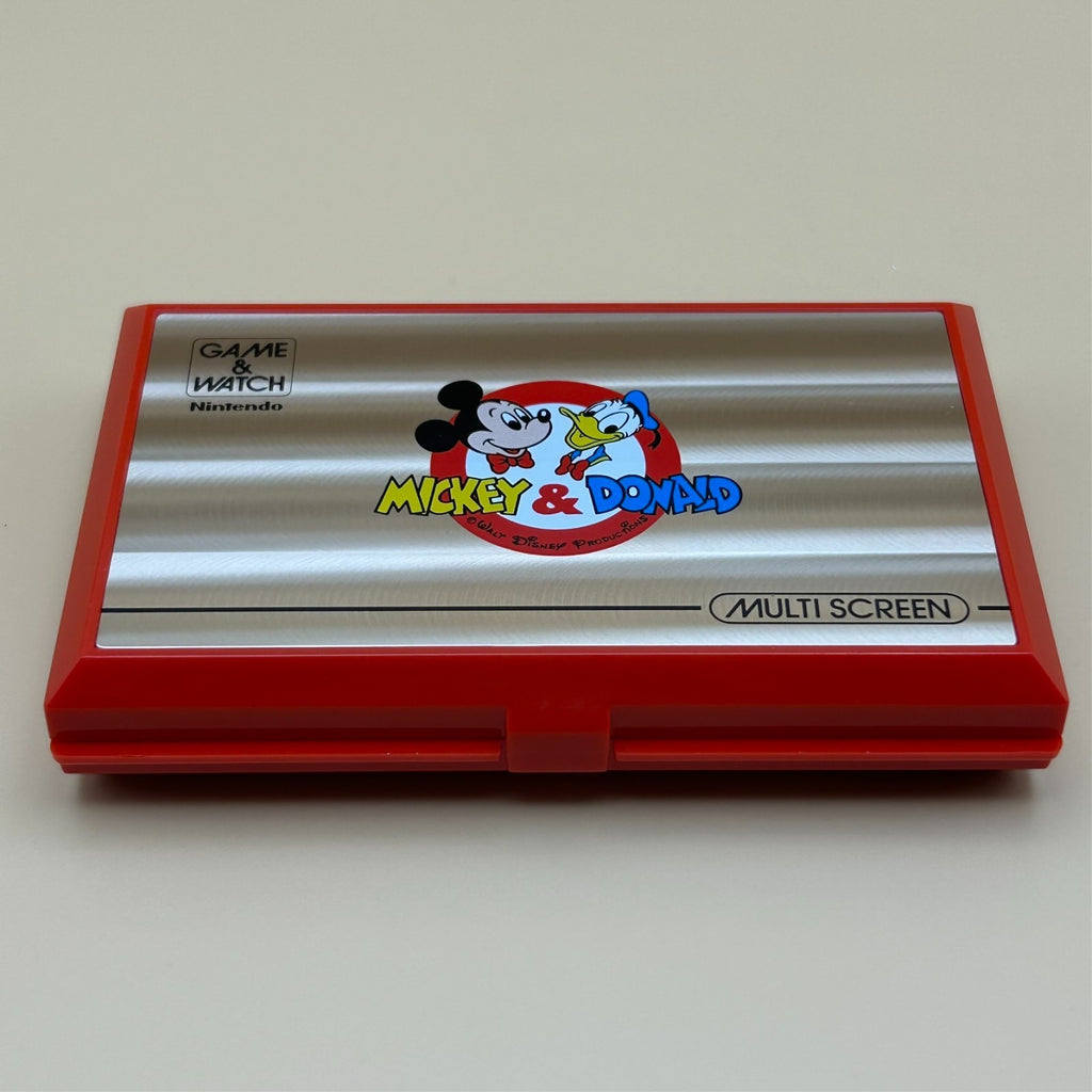 Nintendo Game & Watch MICKEY & DONALD DM-53 Multi Screen 1982 New Old Stock