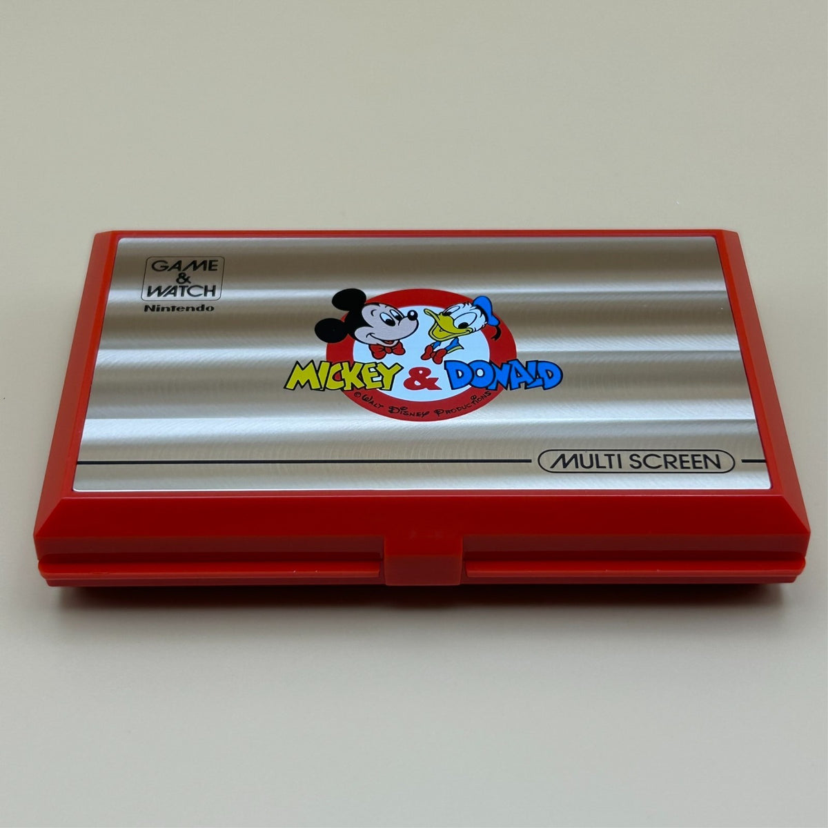 Nintendo Game & Watch MICKEY & DONALD DM-53 Multi Screen 1982 New Old Stock