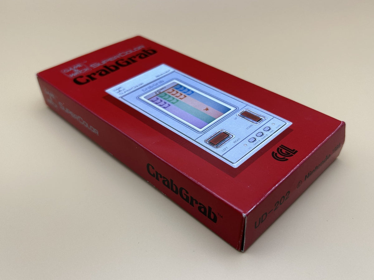 Nintendo Game & Watch CRAB GRAB UD-202 1984 NOS CGL